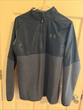 Under Armour Women's Half-Zip Pullover Jacket - Navy/Gray